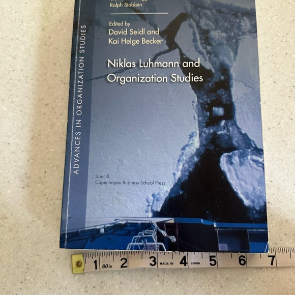 Niklas Luhmann & Organization Studies Advances in Organization Studies Book v.14 - Picture 12 of 12
